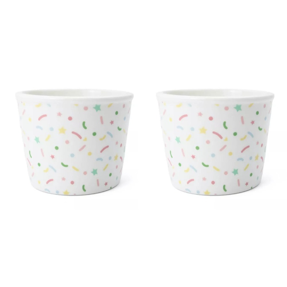 Target Bullseye ~ 4" Ceramic Sprinkles Ice Cream Dish Set of 2 ~ Summer 2026